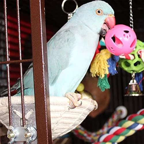 Orgrimmar Handmade Cotton Rope Bird Nest Breeding Nest Hatch House Cage | Comfortable, breathable, supports parrot breeding thumbnail 4