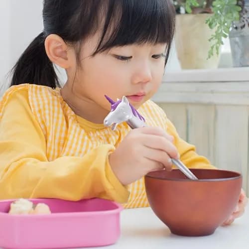 Fred & Friends MUNCHTIME Unicorn Chopsticks for Kids, Reusable Food-Safe Plastic, 4.45 inches | Fun Interactive Design for Beginners thumbnail 2