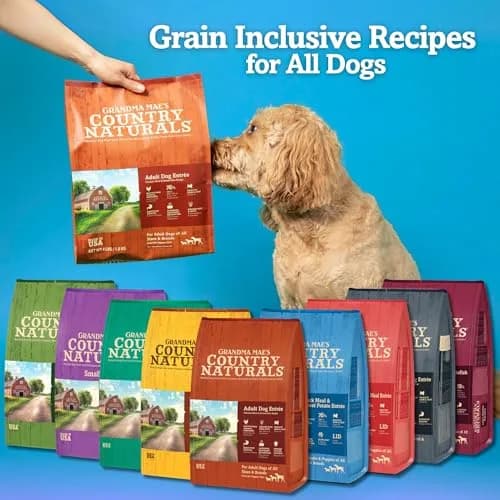 Grandma Mae's Country Naturals Salmon & Whitefish Dog Food 25 LB | Nutrient Dense, Slow Cooked, USA thumbnail 2