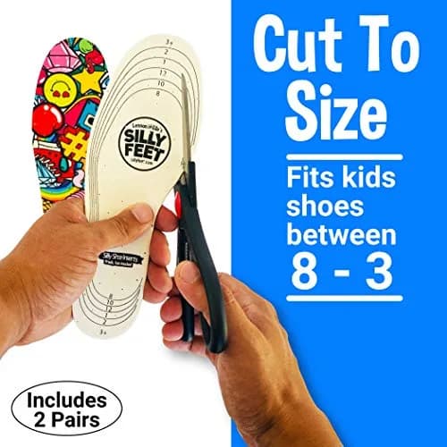 Silly Feet Kids Shoe Insoles Bubble Gum Scented Soft Foam | Replace & Fit Perfectly in Shoes thumbnail 2