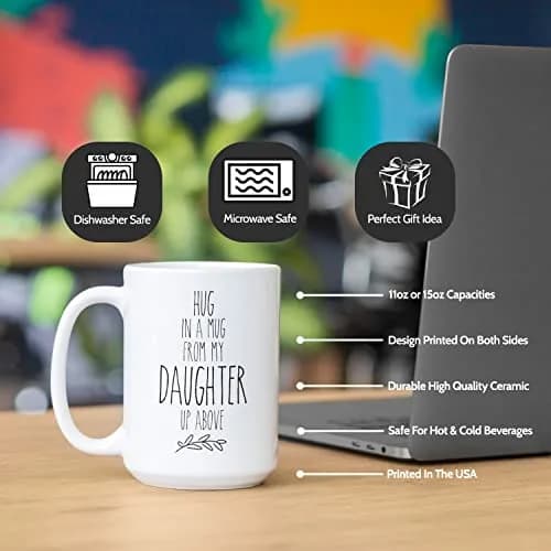 Creator's Cove Loss of a Daughter Coffee Mug 11oz | Sympathy Memorial Gift for Grief Support thumbnail 5
