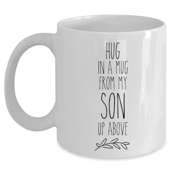 Creator's Cove Death of a Son Coffee Mug 11oz | Sympathy Memorial Gift for Loss thumbnail 2