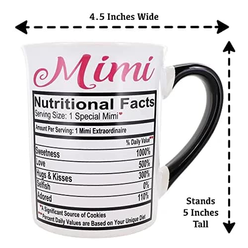 Cottage Creek Mimi Mug 16 oz Ceramic | Grandma Gift, Mom & Nana Coffee Cup thumbnail 4