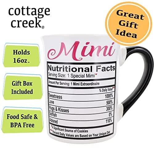 Cottage Creek Mimi Mug 16 oz Ceramic | Grandma Gift, Mom & Nana Coffee Cup thumbnail 3