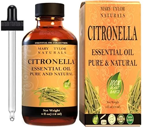Mary Tylor Naturals Citronella Essential Oil 4 oz | Pure, Natural & Therapeutic Grade for Aromatherapy & DIY thumbnail 1