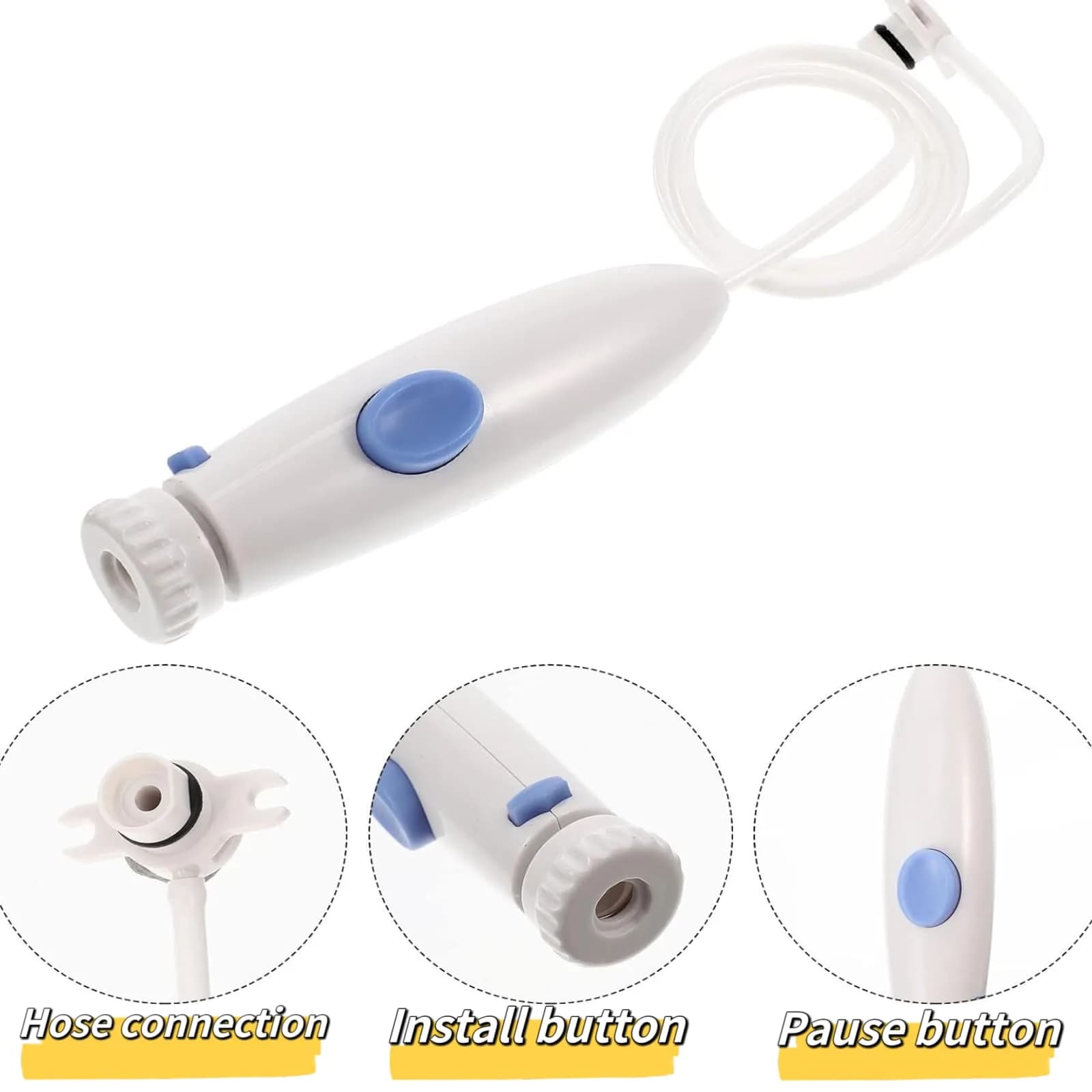 Yooreps Replacement Hose and Handle for Waterpik WP-100 WP-140 Series | Fits Most WP-Series Oral Irrigators - view 2