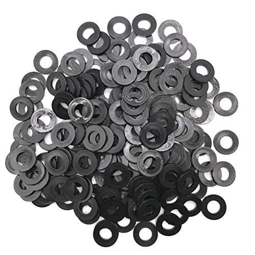 NACX Nylon Flat Washer M8 x 16mm | Black Nylon Spacer for Electrical & Mechanical Use thumbnail 3