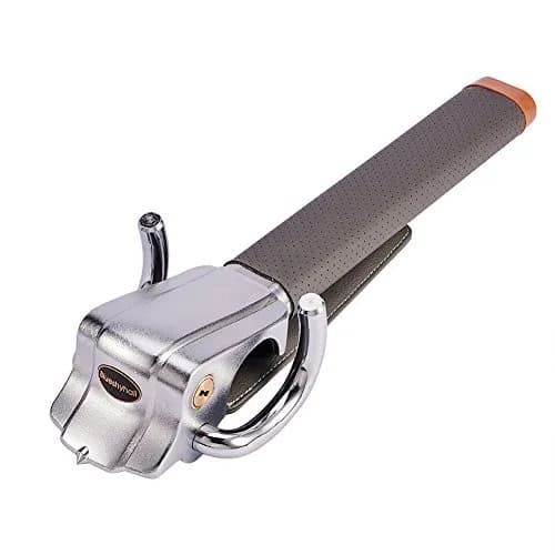 Blueshyhall Vehicle Steering Wheel Lock, Anti Theft Lock with Safety Hammer, Grey | Heavy Duty Security Device thumbnail 1