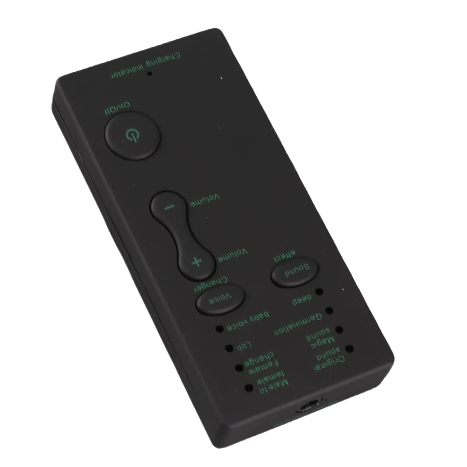 yafa Mini Voice Changer Device 7.5cm (2.95 inch) | Fun Sound Effects for Live Broadcasts & Gaming — White
