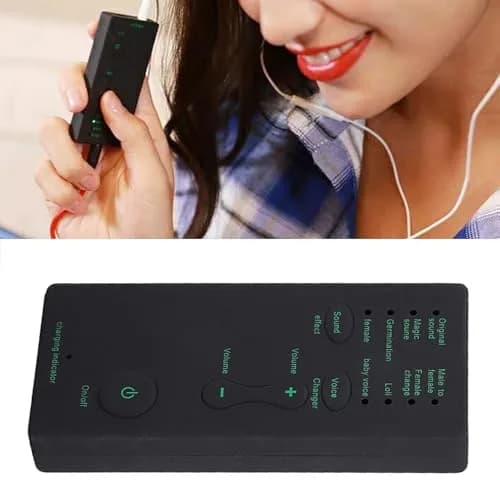 yafa Mini Voice Changer Device 7.5cm (2.95 inch) | Fun Sound Effects for Live Broadcasts & Gaming thumbnail 2