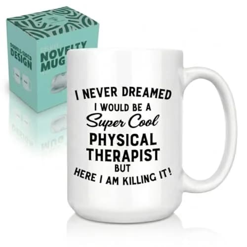 Artisan Owl I Never Dreamed I Would Be A Cool Therapist Mug 15oz | Funny Therapist Coffee Mug for Physical & Occupational Therapists thumbnail 1