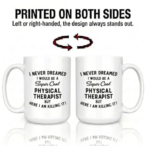 Artisan Owl I Never Dreamed I Would Be A Cool Therapist Mug 15oz | Funny Therapist Coffee Mug for Physical & Occupational Therapists thumbnail 6