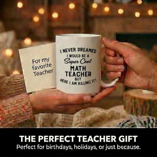 Artisan Owl Funny Math Teacher Gift – 'I'd Be a Cool Math Teacher but Here I Am' – 15oz Ceramic Mug for STEM Educators, Professors, Algebra & Calculus Lovers | Humor & Practicality thumbnail 5