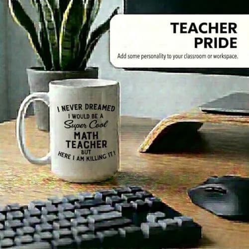 Artisan Owl Funny Math Teacher Gift – 'I'd Be a Cool Math Teacher but Here I Am' – 15oz Ceramic Mug for STEM Educators, Professors, Algebra & Calculus Lovers | Humor & Practicality thumbnail 7