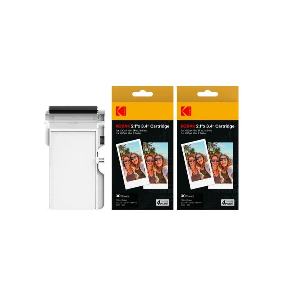 KODAK 4PASS 2x3” Cartridge Refill, 60 Sheets | Genuine Dye Sublimation Printing - main product image