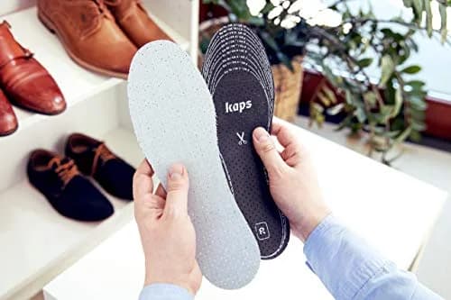 Kaps Odour Stop Shoe Insoles 6 Pair Pack Cut to Fit | Activated Charcoal Odour Control thumbnail 6