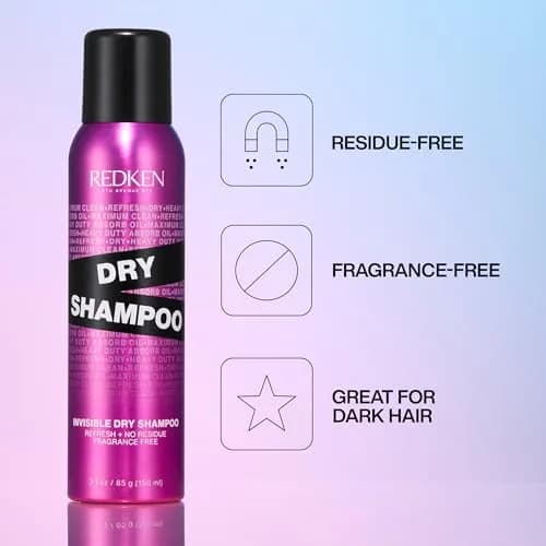Redken Invisible Dry Shampoo 150ml (3.1 fl oz) | Fragrance-Free & Residue-Free thumbnail 2