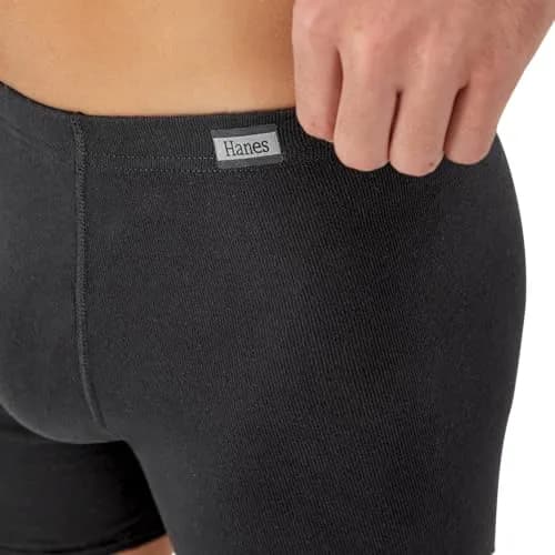Hanes Men's Boxer Briefs 6 Pack Assorted | Tagless ComfortSoft Waistband, Mid Rise, Cotton (US) thumbnail 5