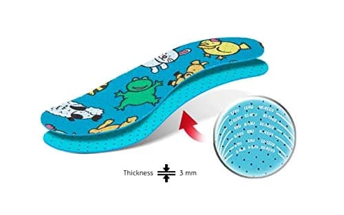 Kaps Kids Insoles 6 Pair | Soft Cushioned Breathable Shoe Inserts for Toddlers & Children thumbnail 7