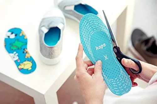 Kaps Kids Insoles 6 Pair | Soft Cushioned Breathable Shoe Inserts for Toddlers & Children thumbnail 2