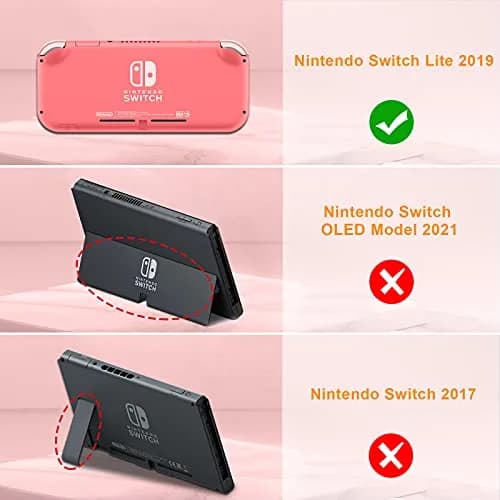 FINTIE Soft Silicone Protective Case for Nintendo Switch Lite (Living Coral) | Ergonomic Grip, Anti-Slip, Shock-Absorption & Anti-Scratch, Lightweight Grip Case Cover thumbnail 2