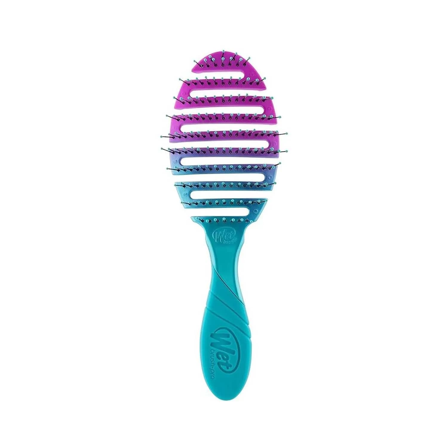 Wet Brush Pro Flex Dry Teal Ombre Hair Brush | Detangles Hair with Ease — Teal Ombre