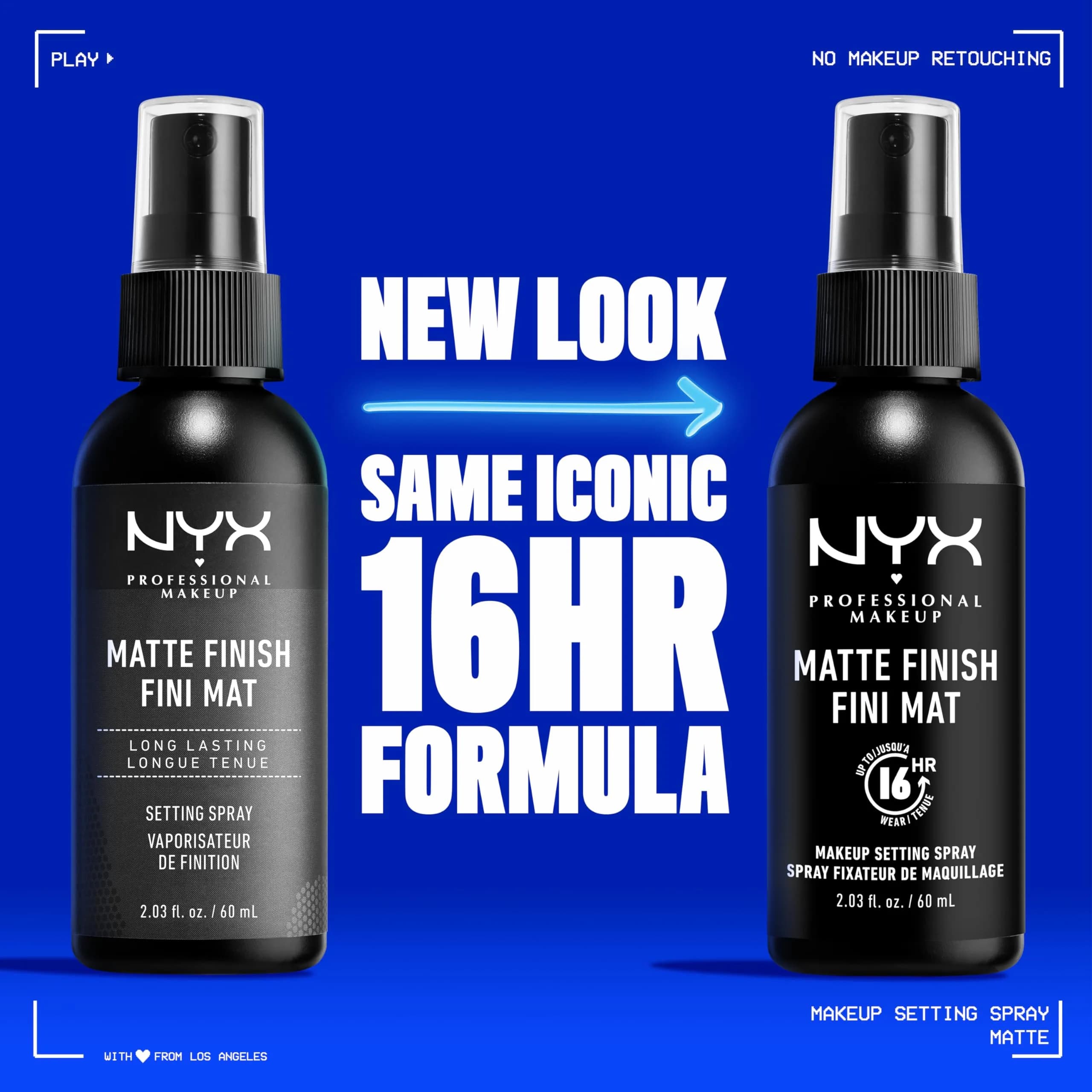 NYX PROFESSIONAL MAKEUP Matte Finish Setting Spray - JUMBO Size, Vegan Formula for 16HR Wear - view 2