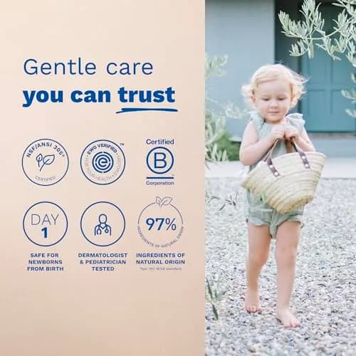 Mustela Certified Organic Micellar Cleansing Water 400ml (13.52 Fl Oz) | Gentle Rinse-Free Natural Cleanser for Baby, Kid & Adult thumbnail 4