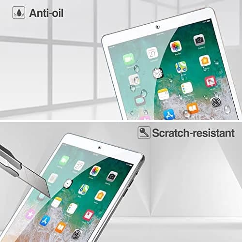ProCase 2 Pack Tempered Glass Screen Protector for iPad 9.7" (6th/5th Gen, Air 2/1, Pro 9.7) | HD Clear, 9H Hardness, Bubble-Free thumbnail 5