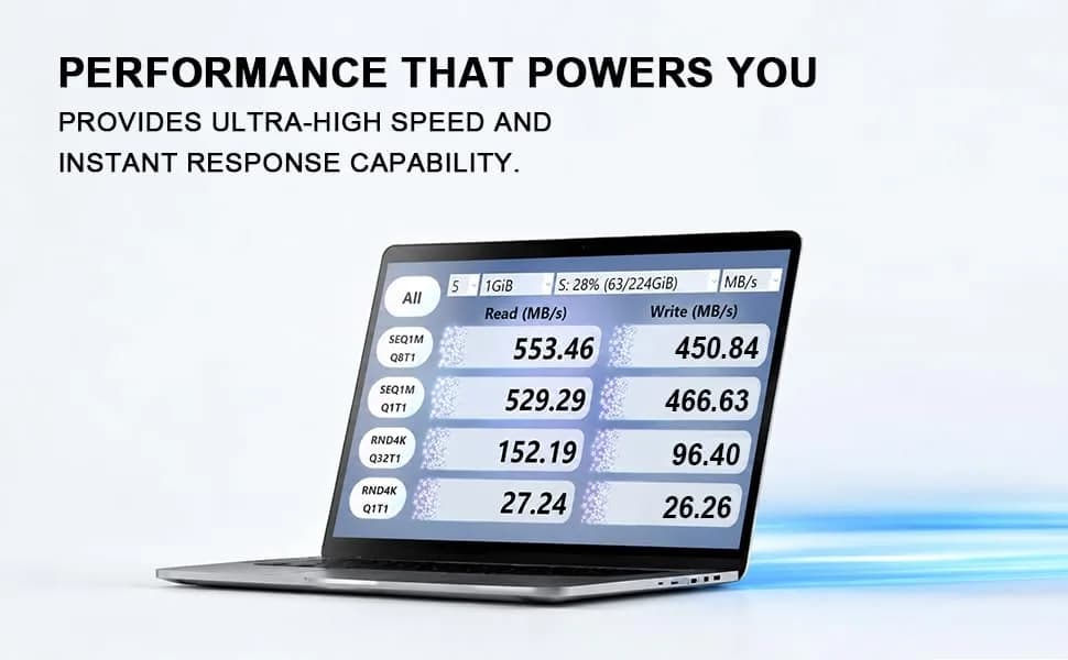Kingshark gamer 128GB mSATA SSD SATA III 6Gb/s Internal Solid State Drive | High-Speed Storage for Laptop & Desktop thumbnail 8