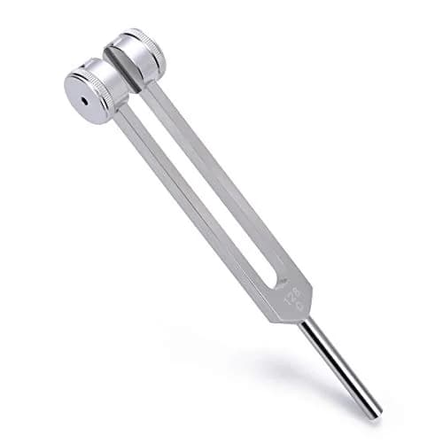 Bysameyee 128 Hz Tuning Fork with Mallet | Medical Grade Aluminum Alloy thumbnail 3
