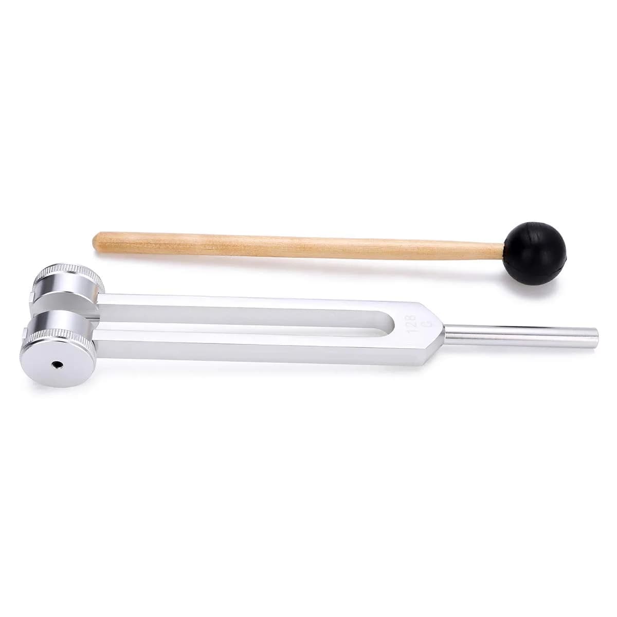 Bysameyee 128 Hz Tuning Fork with Mallet | Medical Grade Aluminum Alloy - view 4