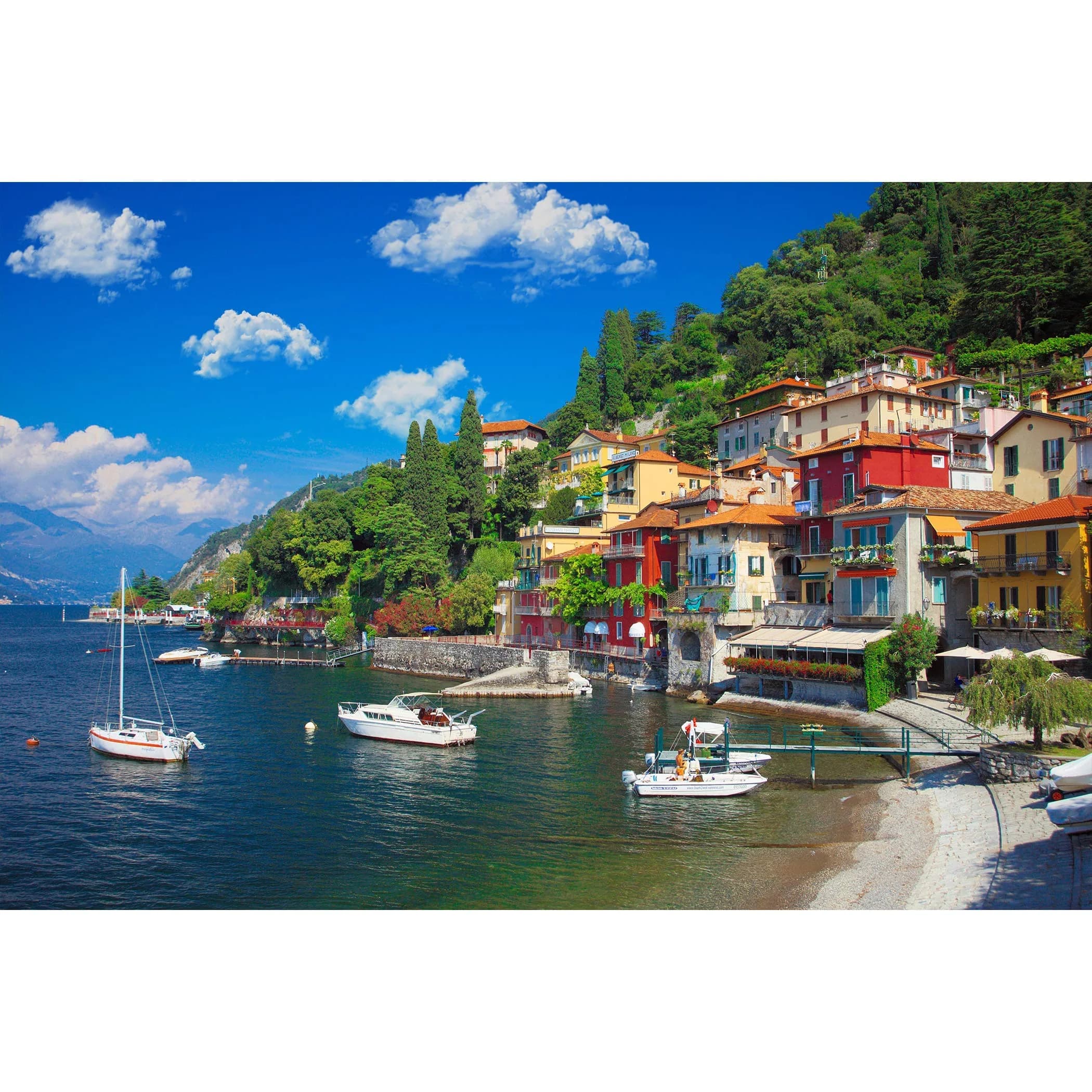 Lavievert 1000 Piece Jigsaw Puzzle Game for Adults - Lake Como, Italy | Family Bonding & Cognitive Fun — Lake Como, Italy