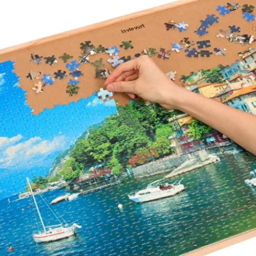Lavievert 1000 Piece Jigsaw Puzzle Game for Adults - Lake Como, Italy | Family Bonding & Cognitive Fun thumbnail 6