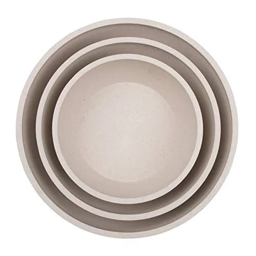 District 70 Bamboo Dog Bowl Large Merengue 1600ml (54.1 Fl Oz) | Non-Slip Base for Large Dogs thumbnail 6