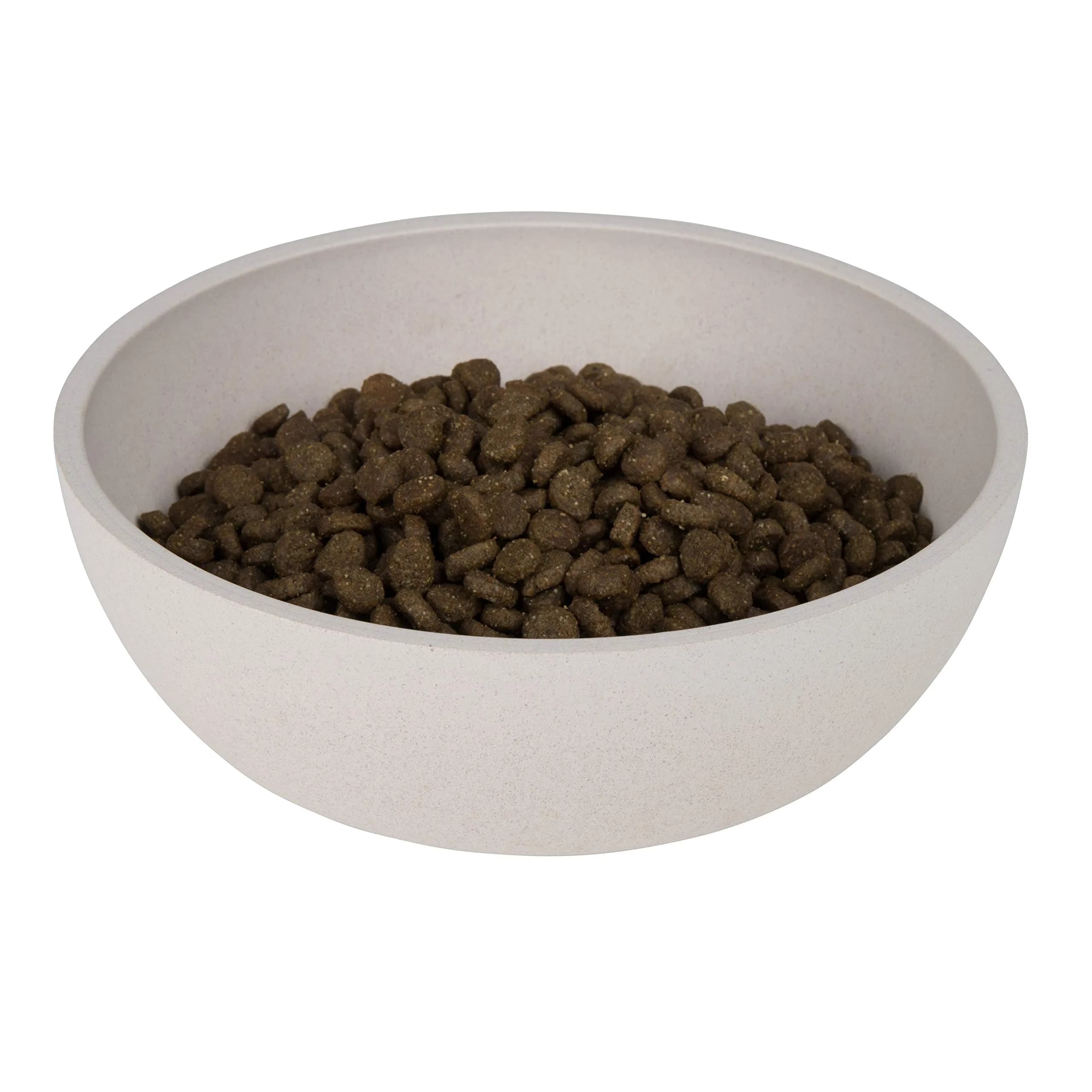 District 70 Bamboo Dog Bowl Medium Merengue 1000ml (33.8 Fl Oz) | Non-Slip Base for Dogs - view 2