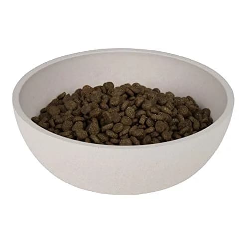 District 70 Bamboo Dog Bowl Medium Merengue 1000ml (33.8 Fl Oz) | Non-Slip Base for Dogs thumbnail 2