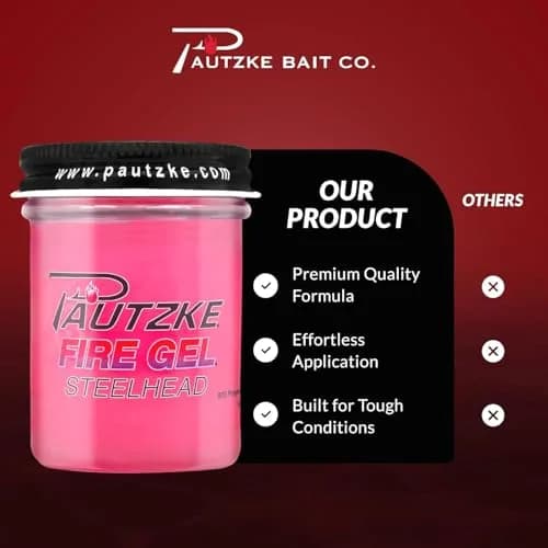Pautzke Fishing Scent Attractant Fire Gel Bait, Mullet | Long-lasting Fish Catching Scent thumbnail 6