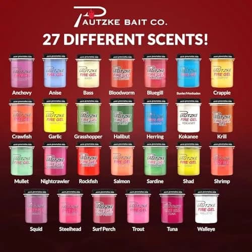 Pautzke Fishing Scent Attractant Fire Gel Bait, Mullet | Long-lasting Fish Catching Scent thumbnail 7
