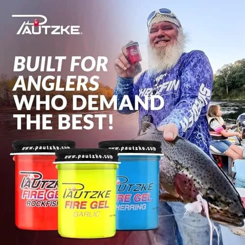 Pautzke Fishing Scent Attractant Fire Gel Bait, Mullet | Long-lasting Fish Catching Scent thumbnail 2