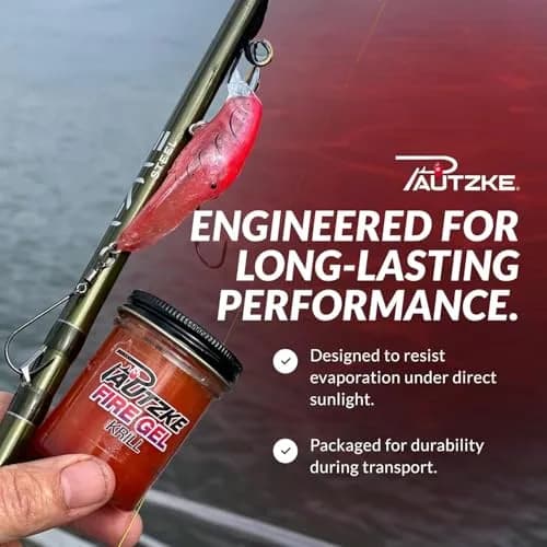 Pautzke Fishing Scent Attractant Fire Gel Bait, Mullet | Long-lasting Fish Catching Scent thumbnail 3
