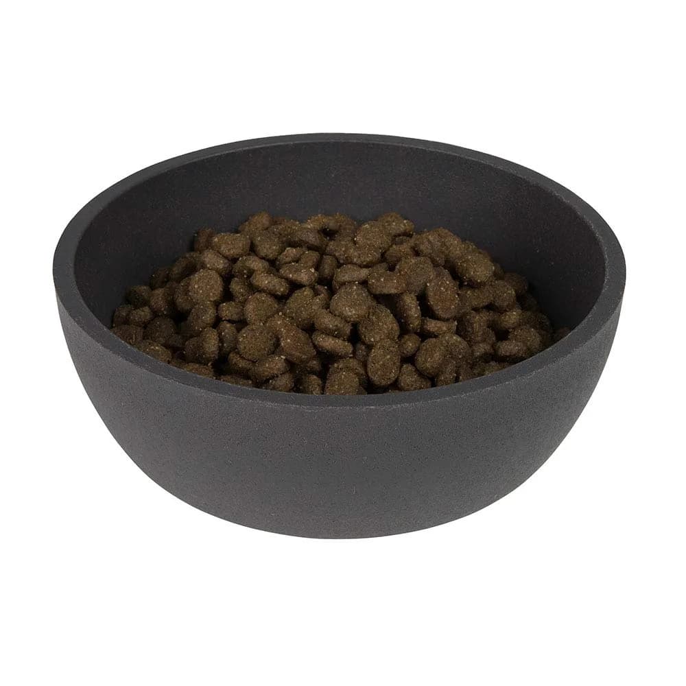 District 70 Bamboo Dog Bowl Small Dark Grey 570ml (20 Fl Oz) | Non-Slip Base for Eager Eaters - view 2