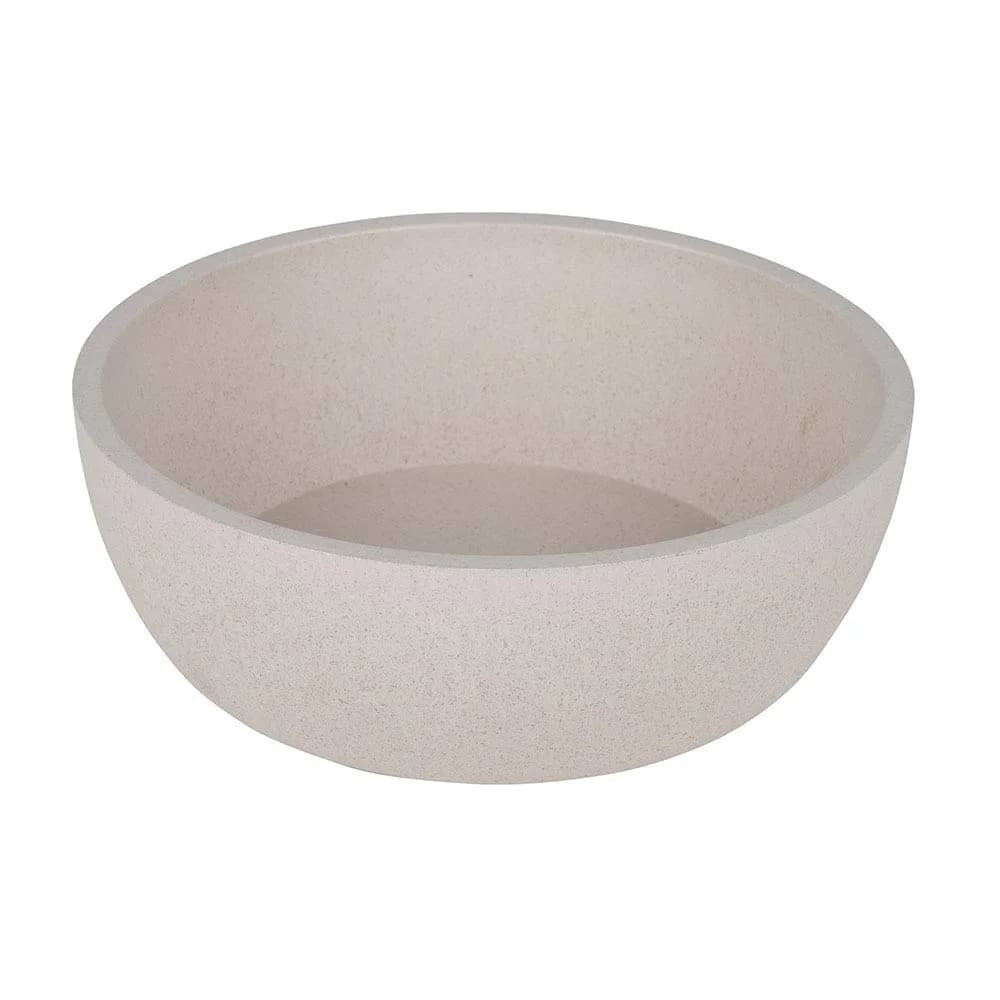 District 70 Bamboo Dog Bowl Small Merengue 570ml (19.27 Fl Oz) | Stylish Non-Slip Pet Feeder - main product image