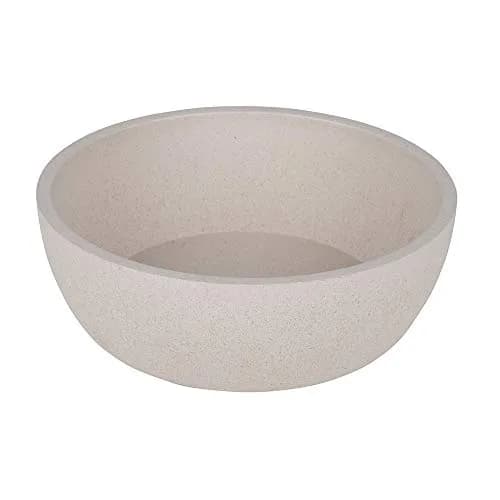 District 70 Bamboo Dog Bowl Small Merengue 570ml (19.27 Fl Oz) | Stylish Non-Slip Pet Feeder thumbnail 1
