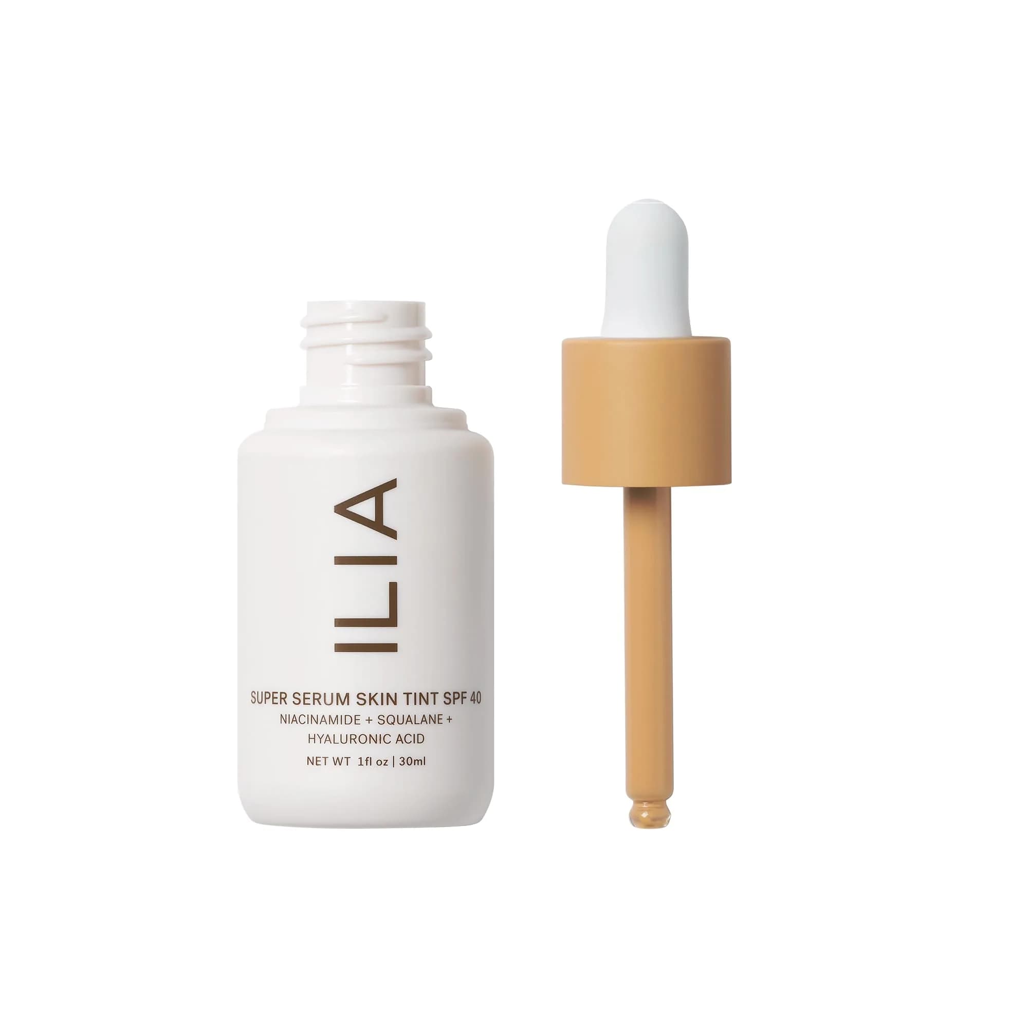 ILIA Super Serum Skin Tint SPF 40 Ora ST6 | 30ml (1 fl oz) | Dewy Finish, Hyaluronic Acid, Niacinamide - view 2