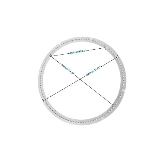 Dailydanny Aluminum Heavy Duty Lazy Susan 24 inch | Rust-Proof, 200kg Load Capacity thumbnail 5