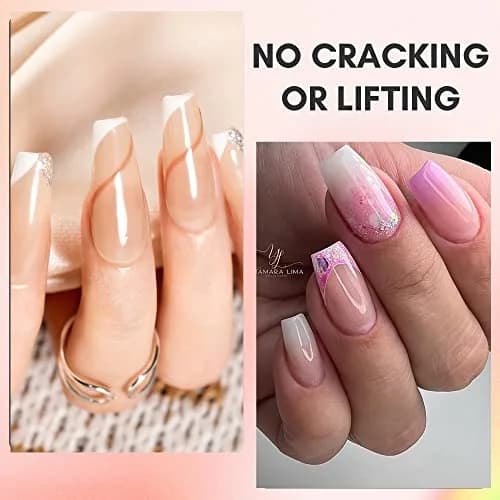 Makartt Nude Colors Poly Nail Gel Kit 15ml (0.5 Fl Oz) | All-in-One Builder Gel Extension Set with Slip Solution, Base, Top Coat, Forms thumbnail 7