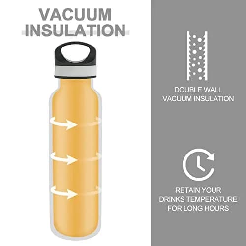 Life's Easy 20 oz Insulated Stainless Steel Sports Water Bottle | Keeps Hot 8h & Cold 24h thumbnail 6