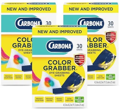 Carbona Color Grabber Sheets 30 Count | Prevents Color Runs & Bleeding in Laundry thumbnail 1