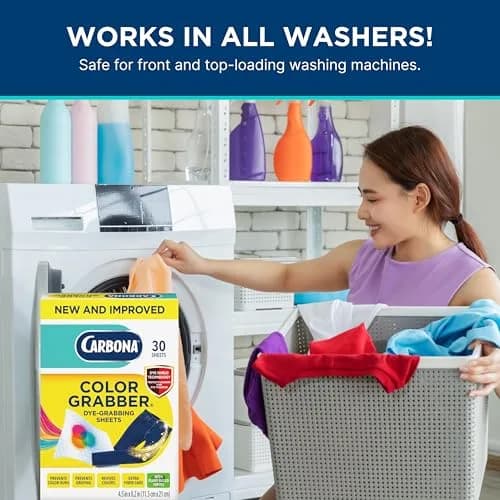 Carbona Color Grabber Sheets 30 Count | Prevents Color Runs & Bleeding in Laundry thumbnail 6
